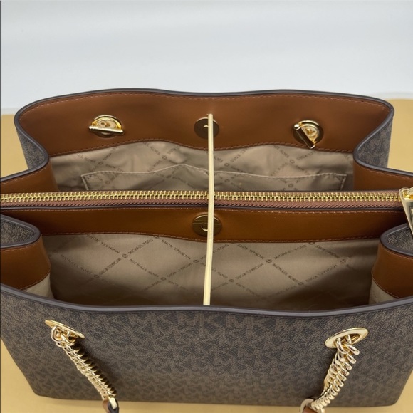 Michael Kors Teagen Satchel & Double Zip Wallet - Picture 6 of 11